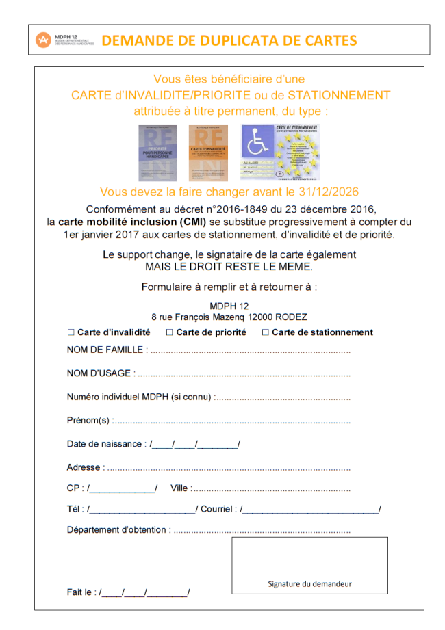 Anciennes cartes